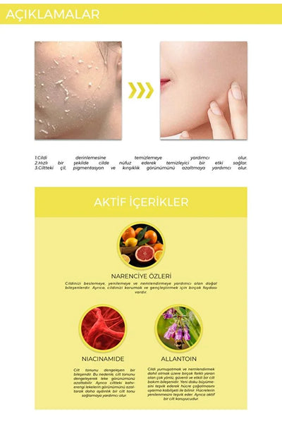 DR. MELOSO I'm Yuja C Vitamini Aydınlatıcı Ve Pürüzsüzleştirici Yüz Peeling Jeli 130 ml görsel 3