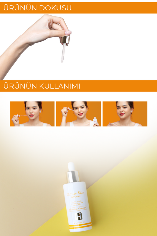 FOODAHOLIC Aydınlatıcı Beyazlatıcı Ve Leke Karşıtı Niacinamide Içeren Vitamin C Ampoule Serum 50ml görsel 2