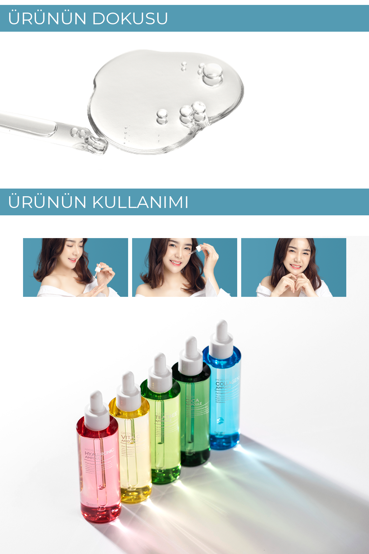 TENZERO Yaşlanma Karşıtı Yoğun Nemlendirici Kolajen Ampoule Serum 110 ml görsel 5