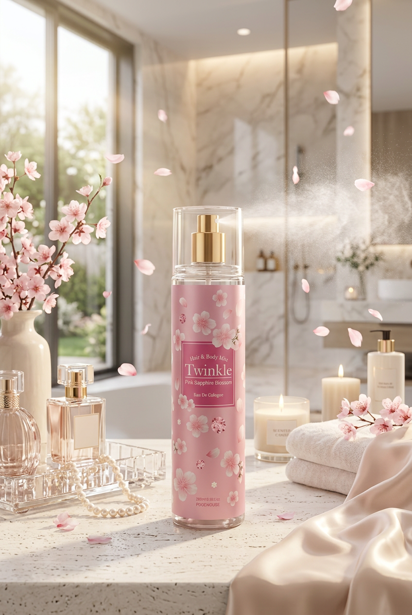 FOODAHOLIC Twinkle Pink Sapphire Hair & Body Mist Saç Ve Vücut Spreyi - Genel Bakış