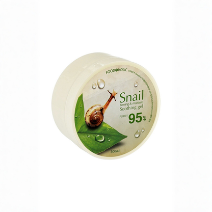 FOODAHOLIC Saf Organik Kore Salyangoz Moisture Soothing Jel Krem 300 ml