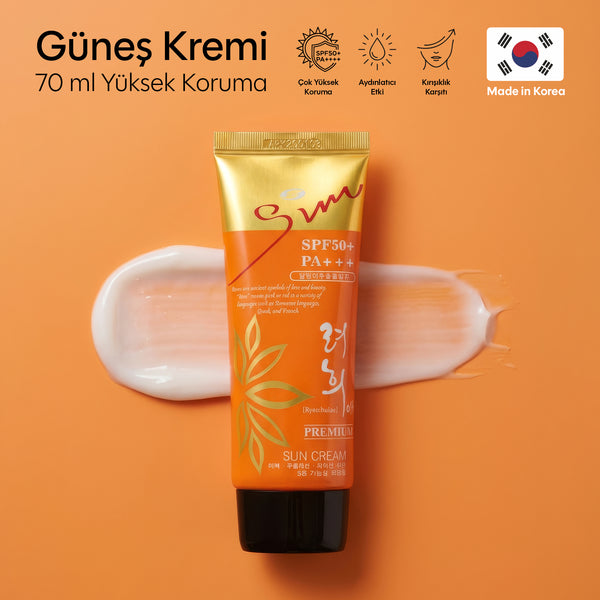 FOODAHOLIC Premium Sun Adenozin Içeren Yapışkan His Bırakmayan Leke Karşıtı Spf50+pa+++ Uva&uvb Güneş Kremi