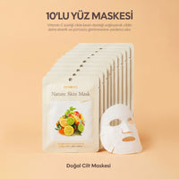 TENZERO 10 Çeşit Öz Içerikli Şeffaf Pamuk Kore Yaşlanma Karşıtı Maske Seti