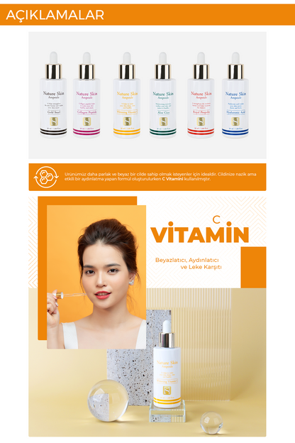 FOODAHOLIC Aydınlatıcı Beyazlatıcı Ve Leke Karşıtı Niacinamide Içeren Vitamin C Ampoule Serum 50ml görsel 5