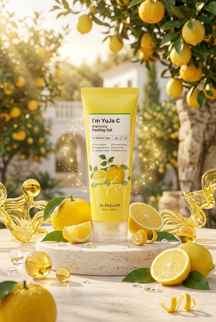 DR. MELOSO I'm Yuja C Vitamini Aydınlatıcı ve Pürüzsüzleştirici Yüz Peeling Jeli 130 ml