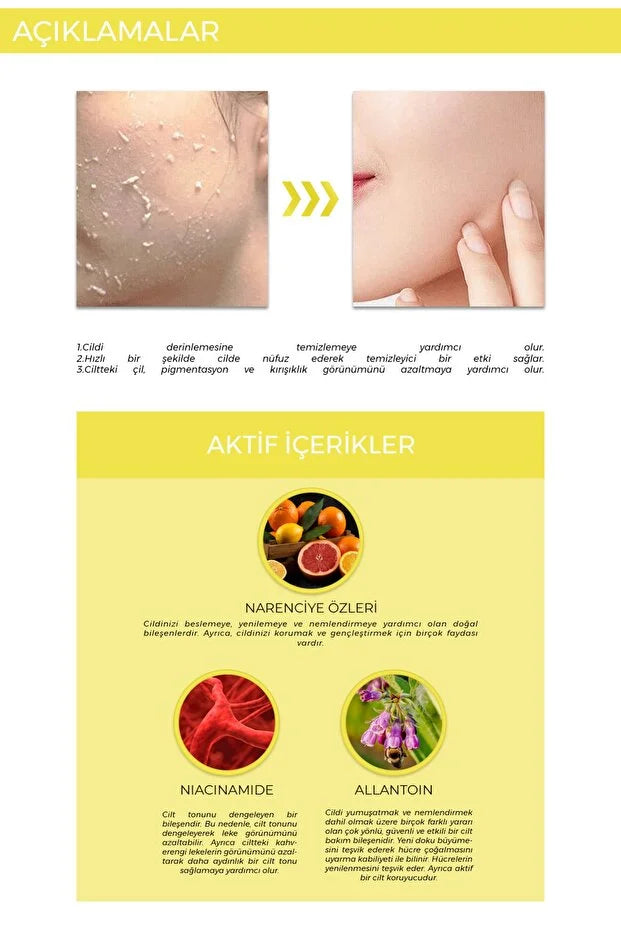 DR. MELOSO I'm Yuja C Vitamini Aydınlatıcı Ve Pürüzsüzleştirici Yüz Peeling Jeli 130 ml görsel 3