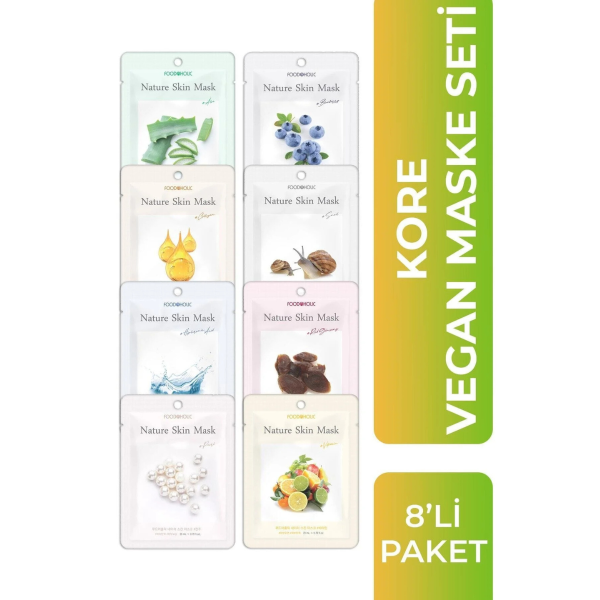 FOODAHOLIC Meyve Sebze Özleri Doğal Lüks 8'li