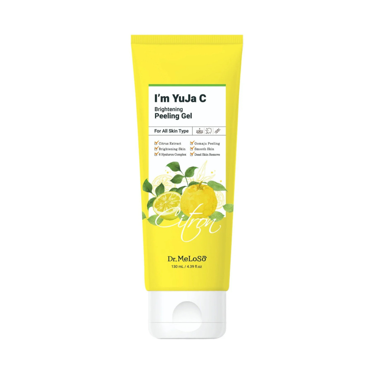 DR. MELOSO I'm Yuja C Vitamini Aydınlatıcı Ve Pürüzsüzleştirici Yüz Peeling Jeli 130 ml