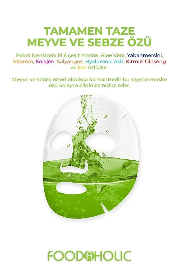 FOODAHOLIC Meyve Sebze Özleri Doğal Lüks 8'li görsel 2