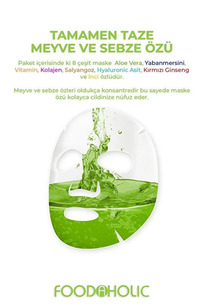 FOODAHOLIC Meyve Sebze Özleri Doğal Lüks 8'li görsel 2