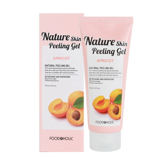 FOODAHOLIC Hassas Ve Lekeli Ciltler Için Renk Açıcı Arındırıcı Kayısı Özlü Peeling Jel Büyük Boy 150 ml