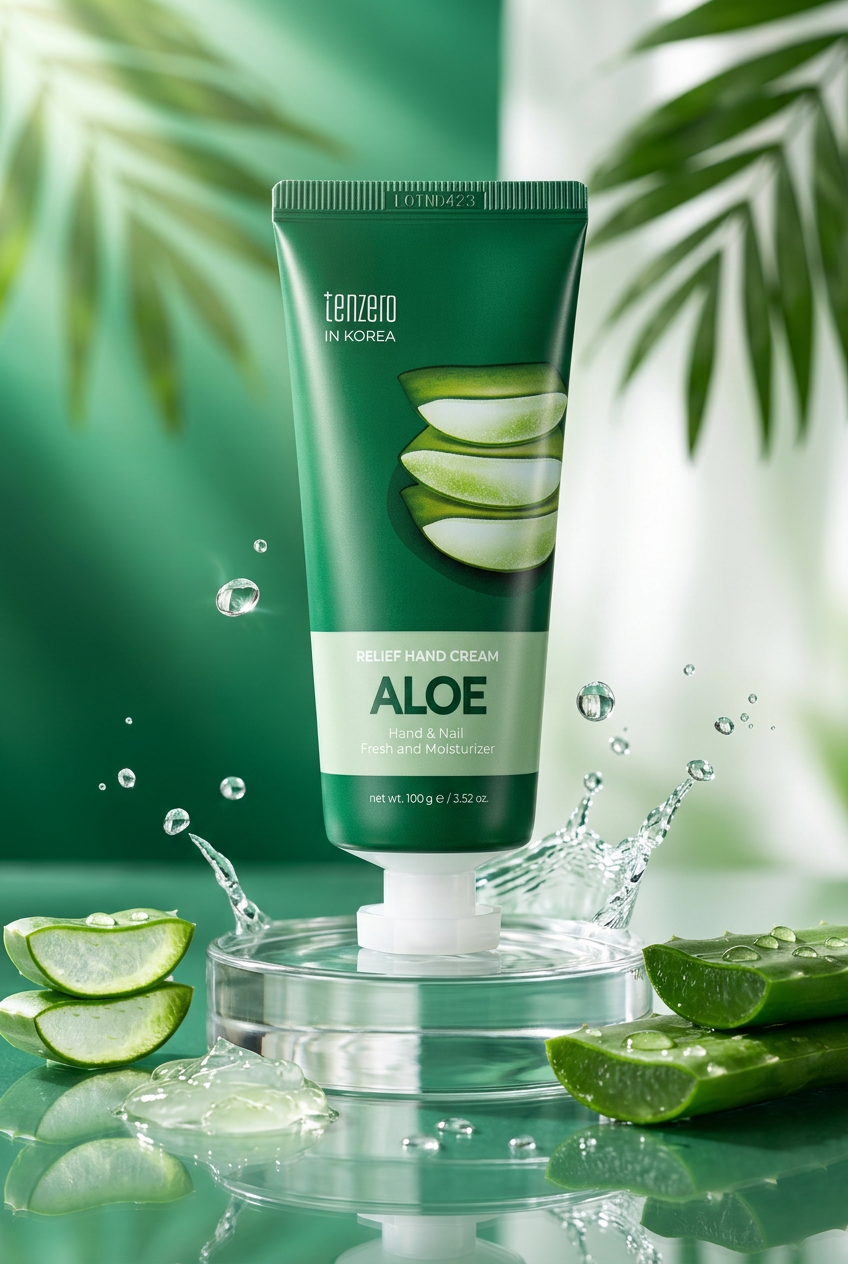TENZERO Rahatlatıcı El Kremi - Aloe Vera