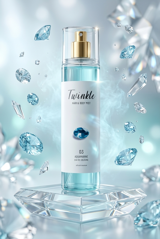 FOODAHOLIC Twinkle Aquamarine Hair & Body Mist Saç Ve Vücut Spreyi