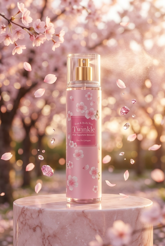FOODAHOLIC Twinkle Pink Sapphire Hair & Body Mist Saç Ve Vücut Spreyi