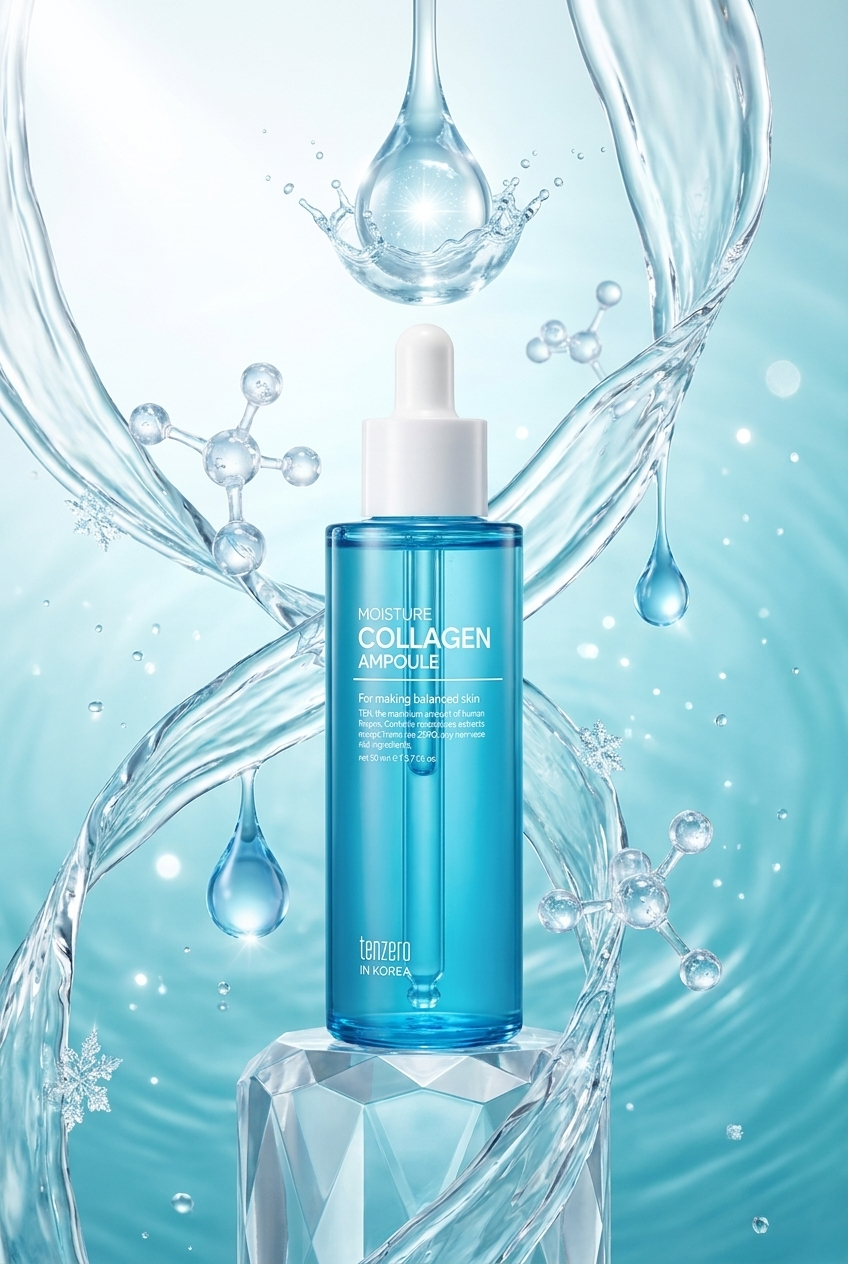 TENZERO Yaşlanma Karşıtı Yoğun Nemlendirici Kolajen Ampoule Serum 110 ml