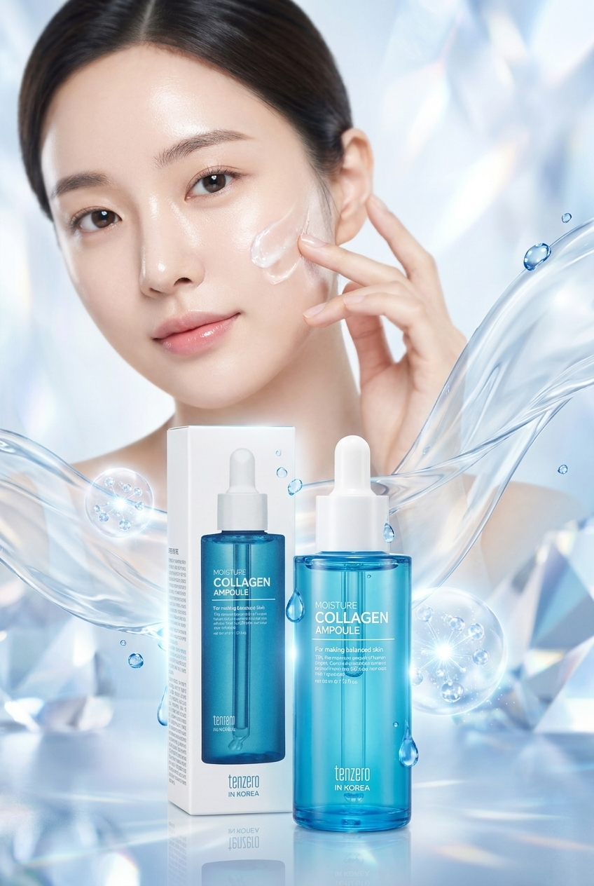 TENZERO Yaşlanma Karşıtı Yoğun Nemlendirici Kolajen Ampoule Serum 110 ml
