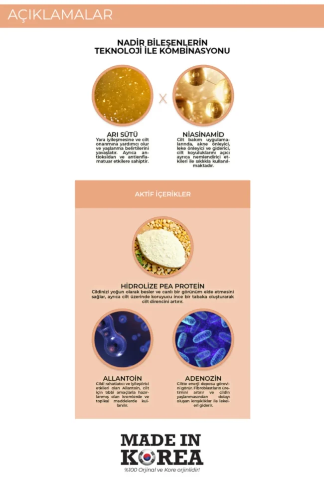 FOODAHOLIC Ceramide Aydınlatıcı Sıkılaştırıcı Ve Leke Karşıtı Nemlendirici Saf Arı Sütü Krem 100ml - Görsel 3