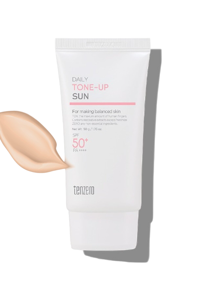 TENZERO Lavanta Özü Içeren Yapışkan His Bırakmayan Tone Up Spf50 Pa Dengeleyici Güneş Kremi 50gr