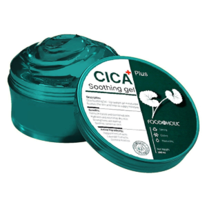 FOODAHOLIC Centella Asiatica Saf Organik Yatıştırıcı Ve Akne Karşıtı Kore Cica Soothing Jel Krem 300ml