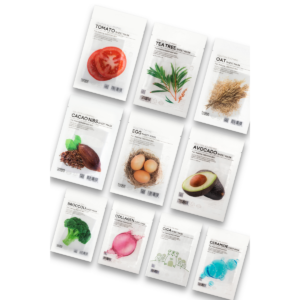 TENZERO 10 Çeşit Öz Içerikli Şeffaf Pamuk Kore Yaşlanma Karşıtı Maske Seti